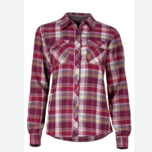 Marmot Women's Plaid Shirt - Red and White